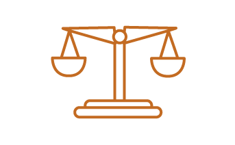 Scales of justice illustration
