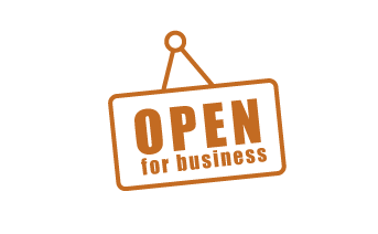 Dean Law Business Open sign