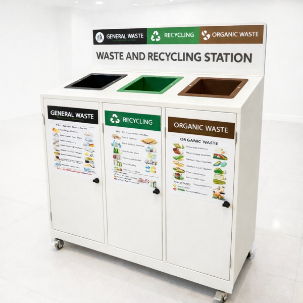 Three-tier Recycling Station