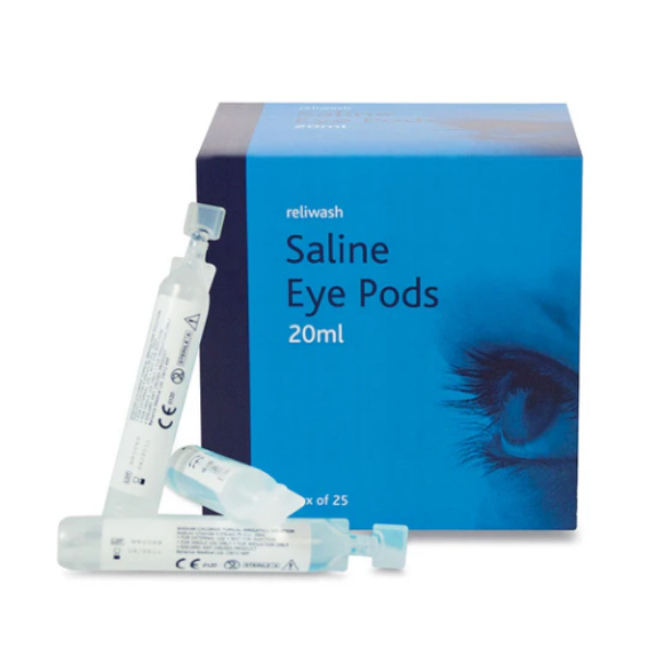 Sterile Eye Wash Pods 20ml  (25)