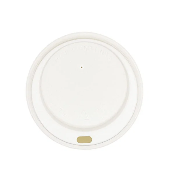 90mm White Hot Cup Lids (10/12/16oz ) (10x100)