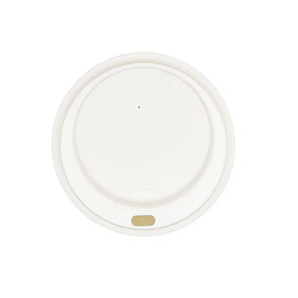 80mm White Hot Cup Lids  (8oz) (10x100)
