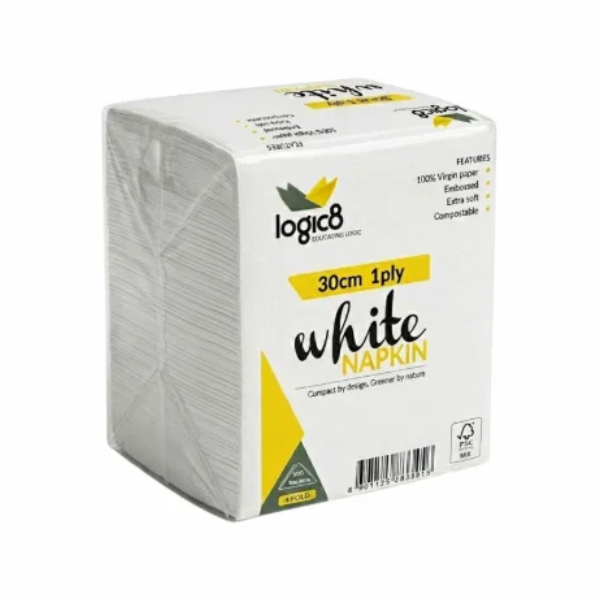 Logic8 4 Fold napkins (10 x 500s)