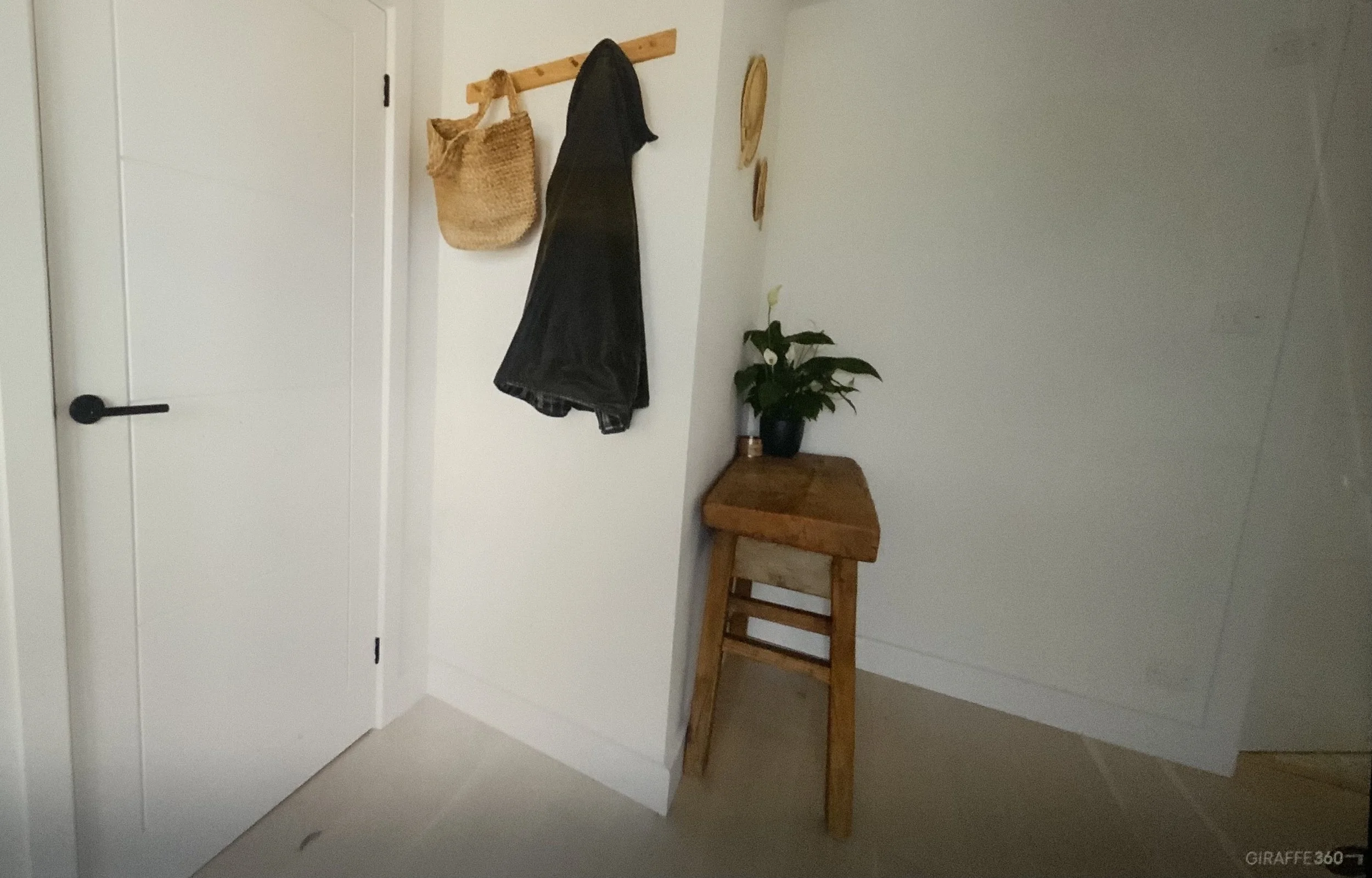 Before - Acoustic Wood Panelling for Walls in Hallway.