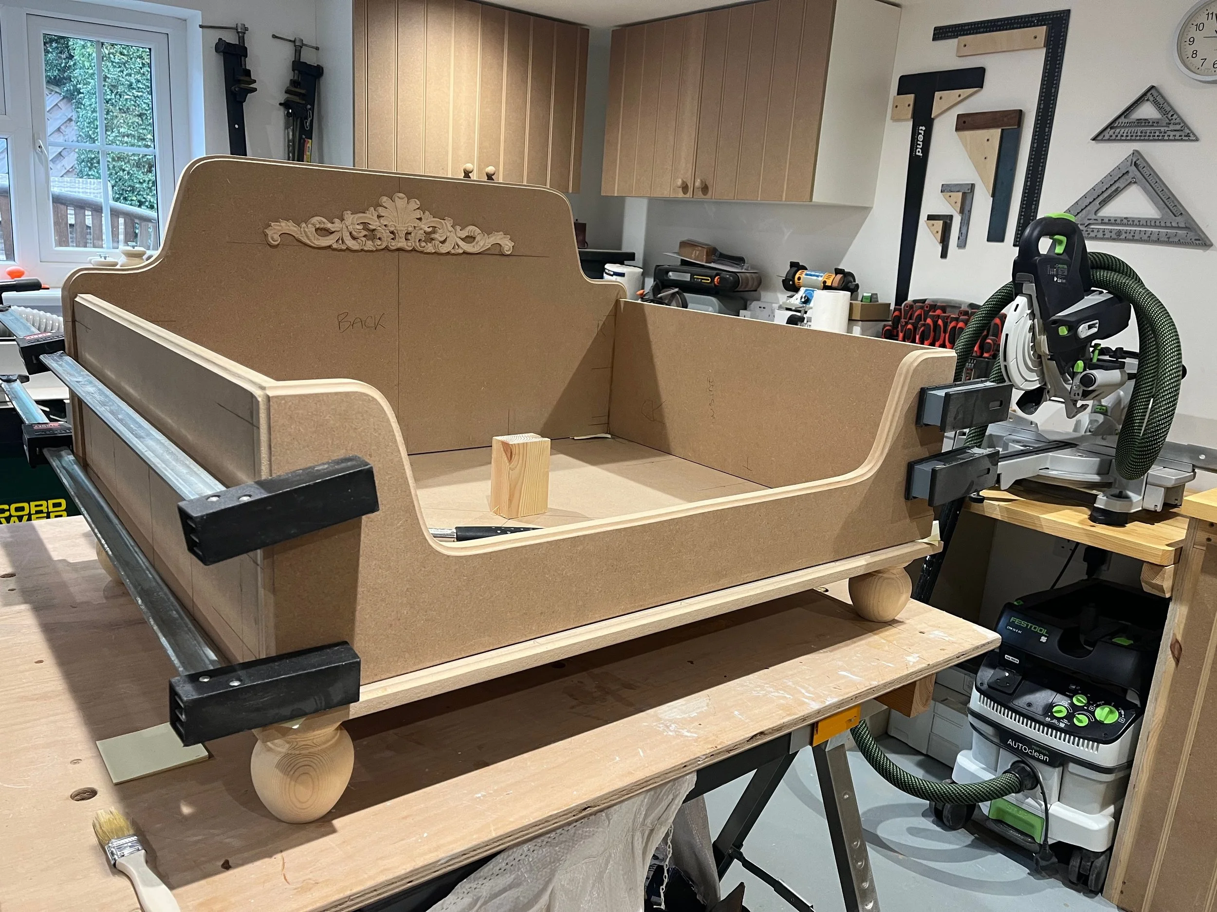 Initial dog bed build!