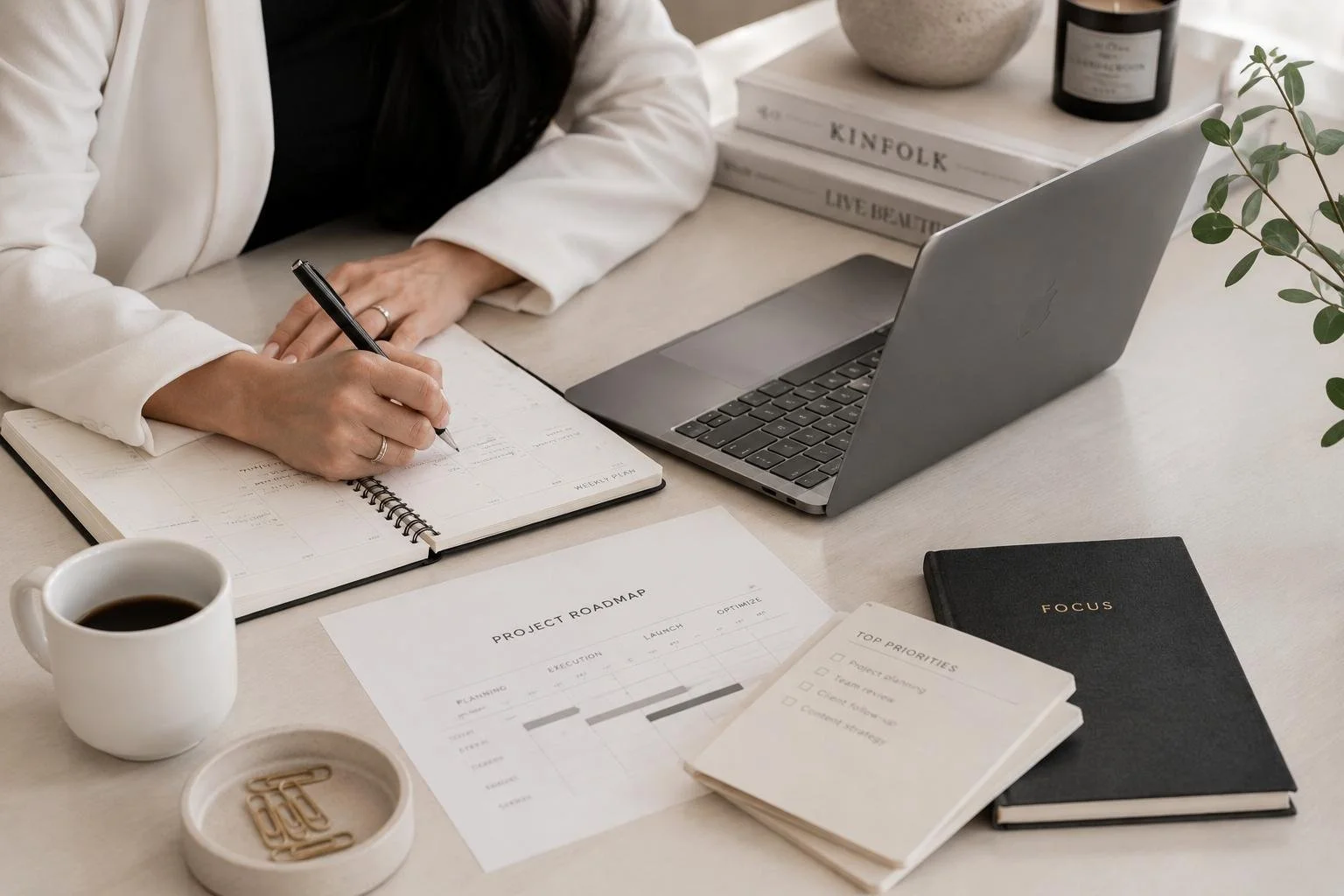 Business operations, client support and content services for entrepreneurs