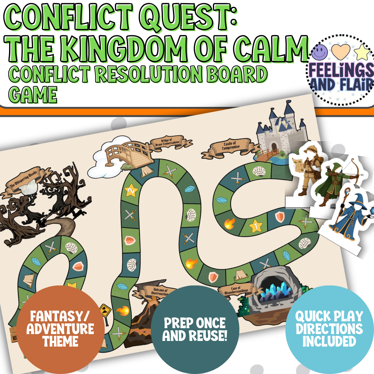 Conflict Quest: The Kingdom of Calm-A Conflict Resolution Adventure Game for Kids
