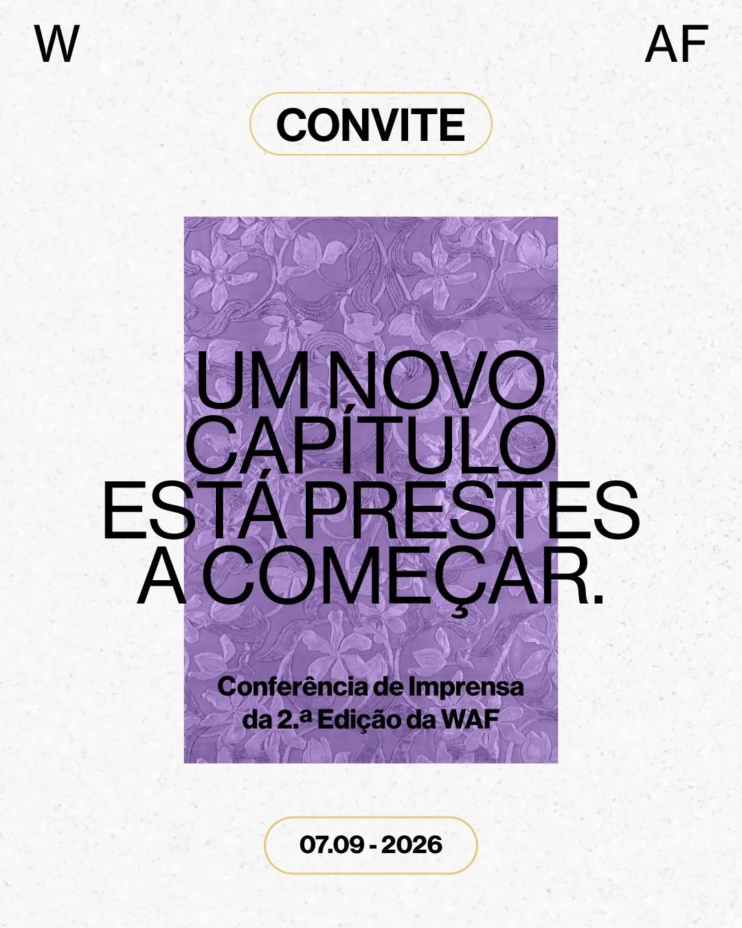 &Eacute; j&aacute; amanh&atilde; e est&atilde;o todos convidados! ✨

Amanh&atilde; apresentamos oficialmente a 2.&ordf; edi&ccedil;&atilde;o da Women in Art Fellowship, numa sess&atilde;o aberta a todos os que se queiram juntar a n&oacute;s.

Estar&a
