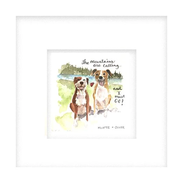 Personalized Pet Portrait Art - Custom 6x6 Canvas