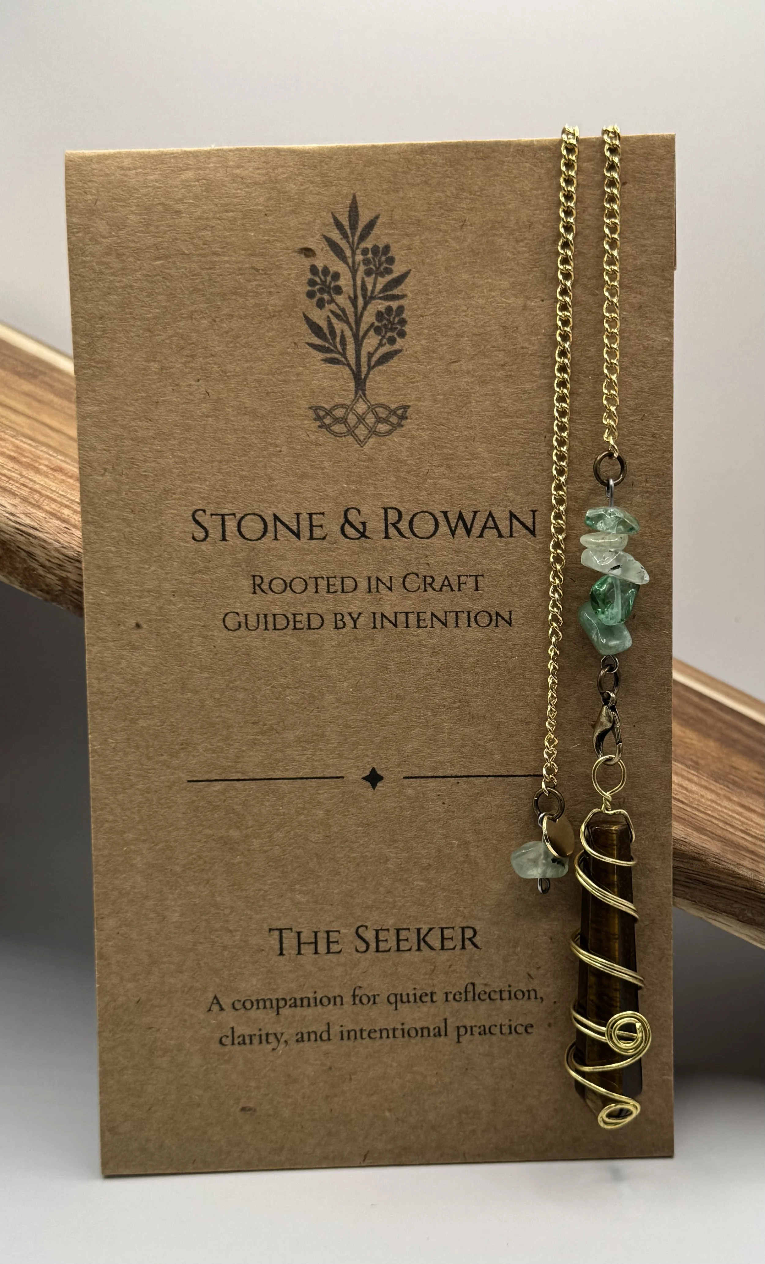 The Seeker — Threaded Path Pendulum Set