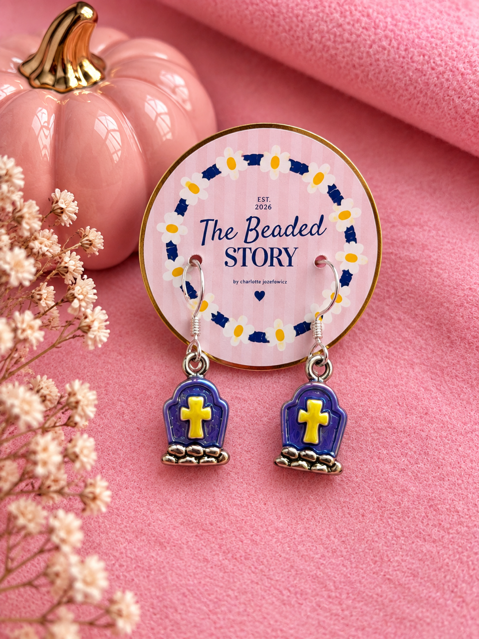 Gravestone Earrings