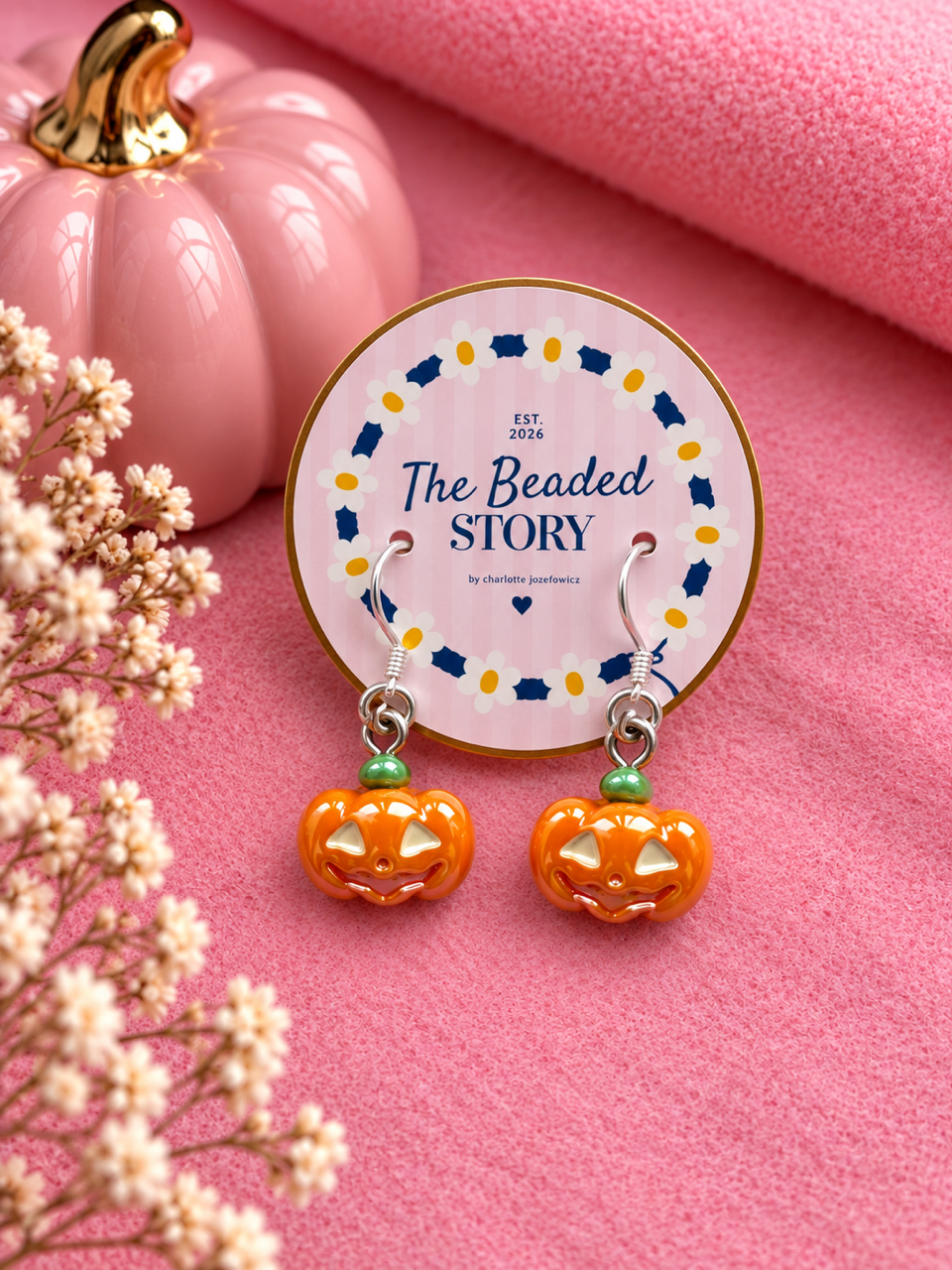 Pumpkin Earrings