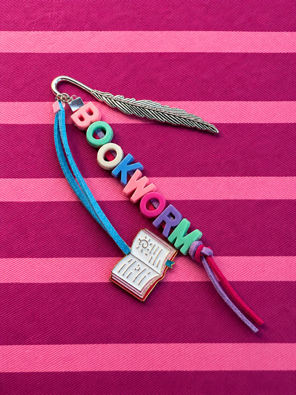 Bookcharm Bookmark - Bookworm