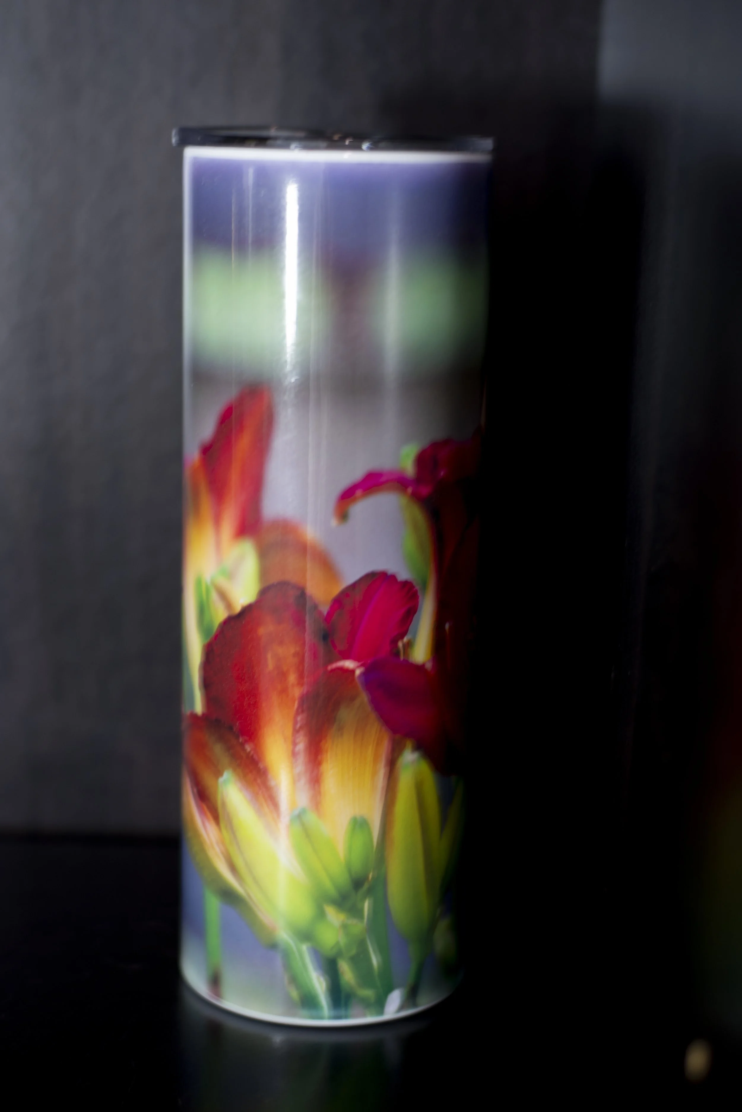 Red Yellow Lily Tumbler