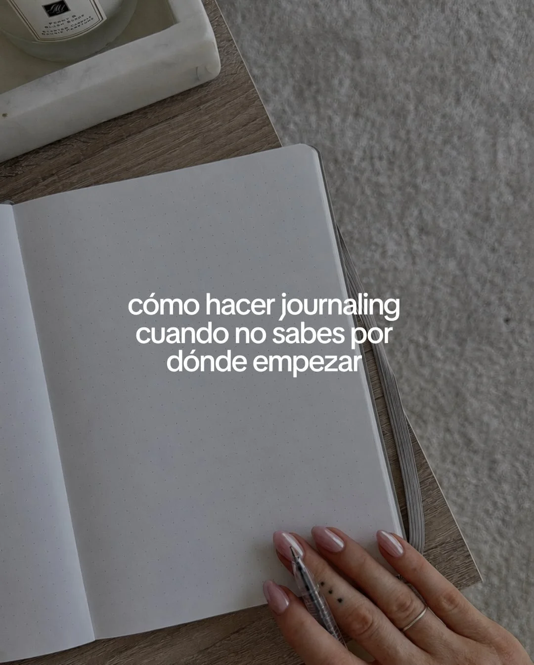 gu&iacute;a r&aacute;pida: c&oacute;mo hacer journaling cuando no sabes por d&oacute;nde empezar 🤍✨✍🏼

El h&aacute;bito que LITERAL me cambi&oacute; la vida. Si vos tambi&eacute;n sent&iacute;s que hay cosas dando vueltas en tu cabeza que no sab&ea