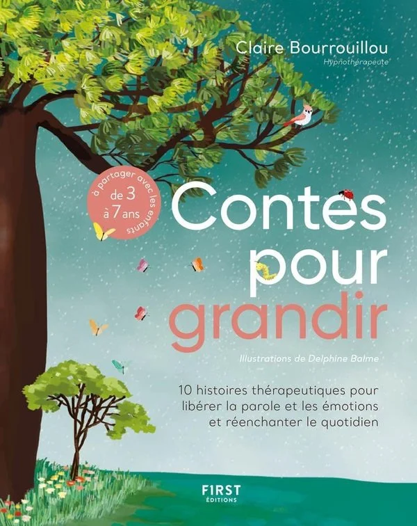 Couverture du livre Contes pour grandir Claire Bourrouillou