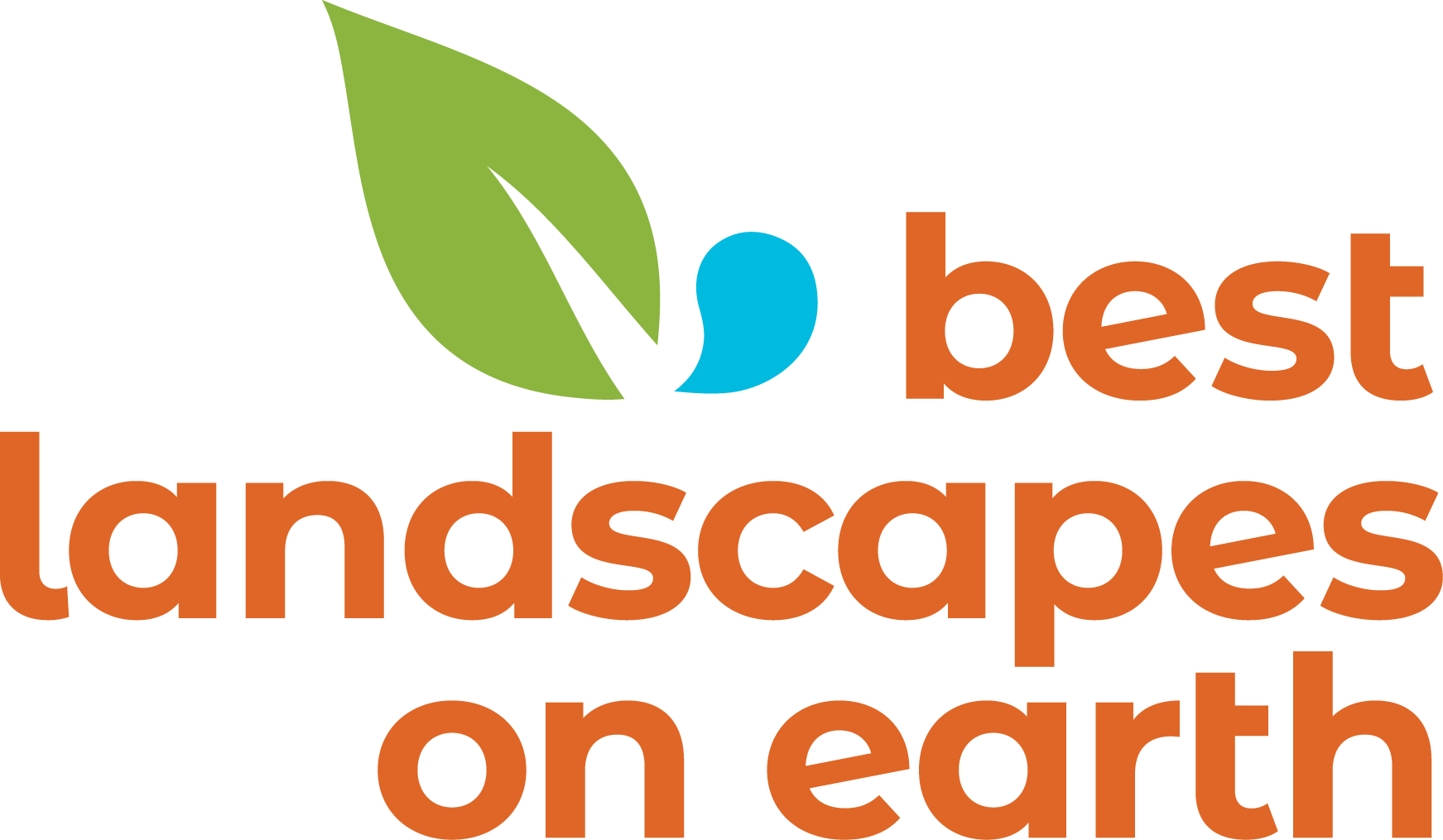 Logo for 'Best Landscapes on Earth'.