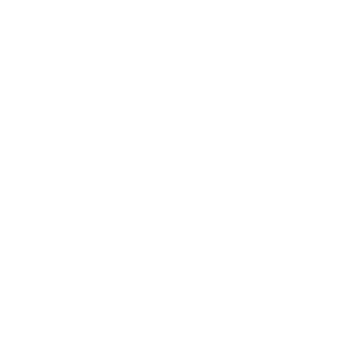Simple white outline of a handshake on a black background.