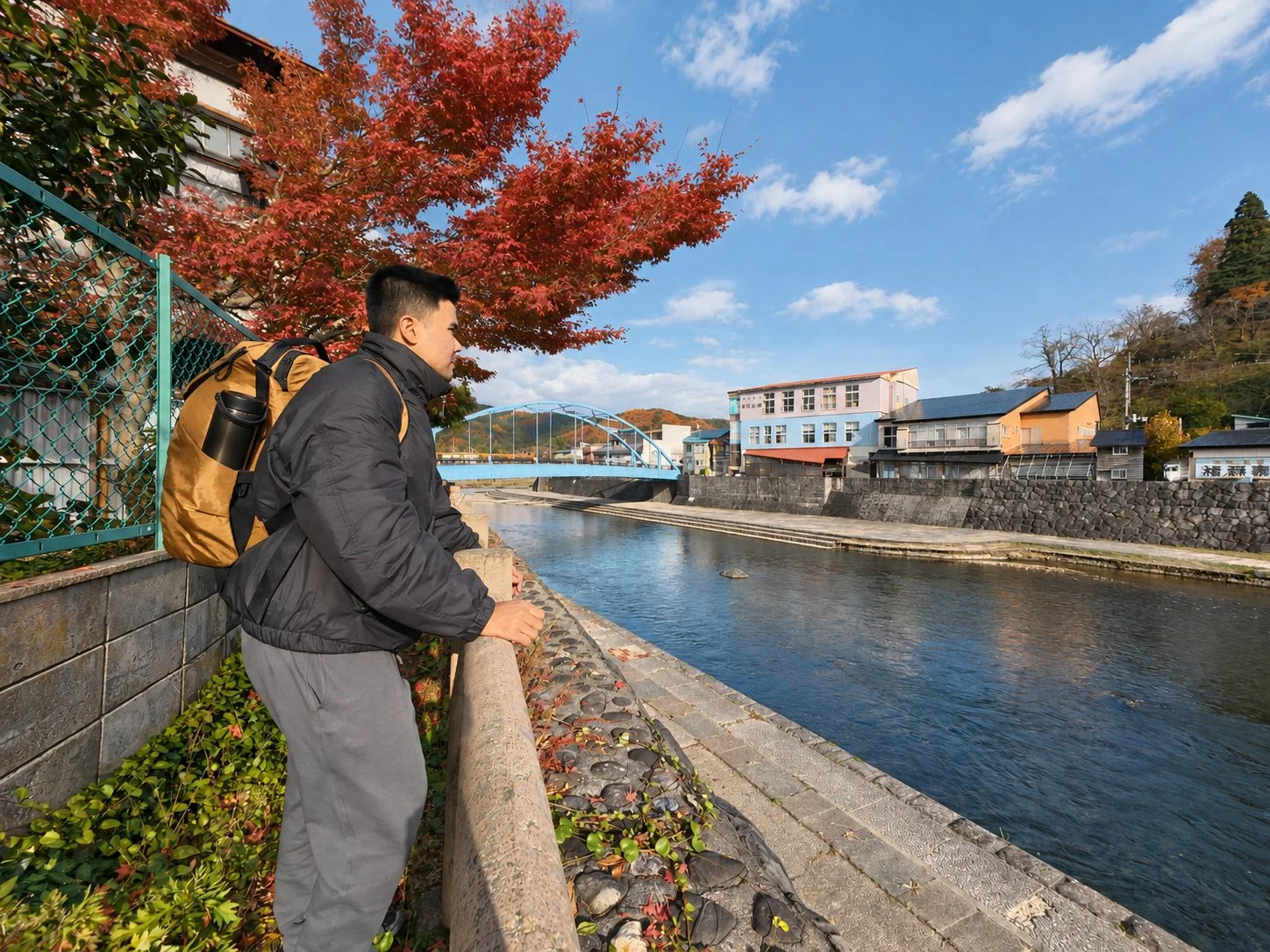 ใช้เวลากับเรื่องราวระหว่างทางในญี่ปุ่น / A quiet moment by the river in Japan