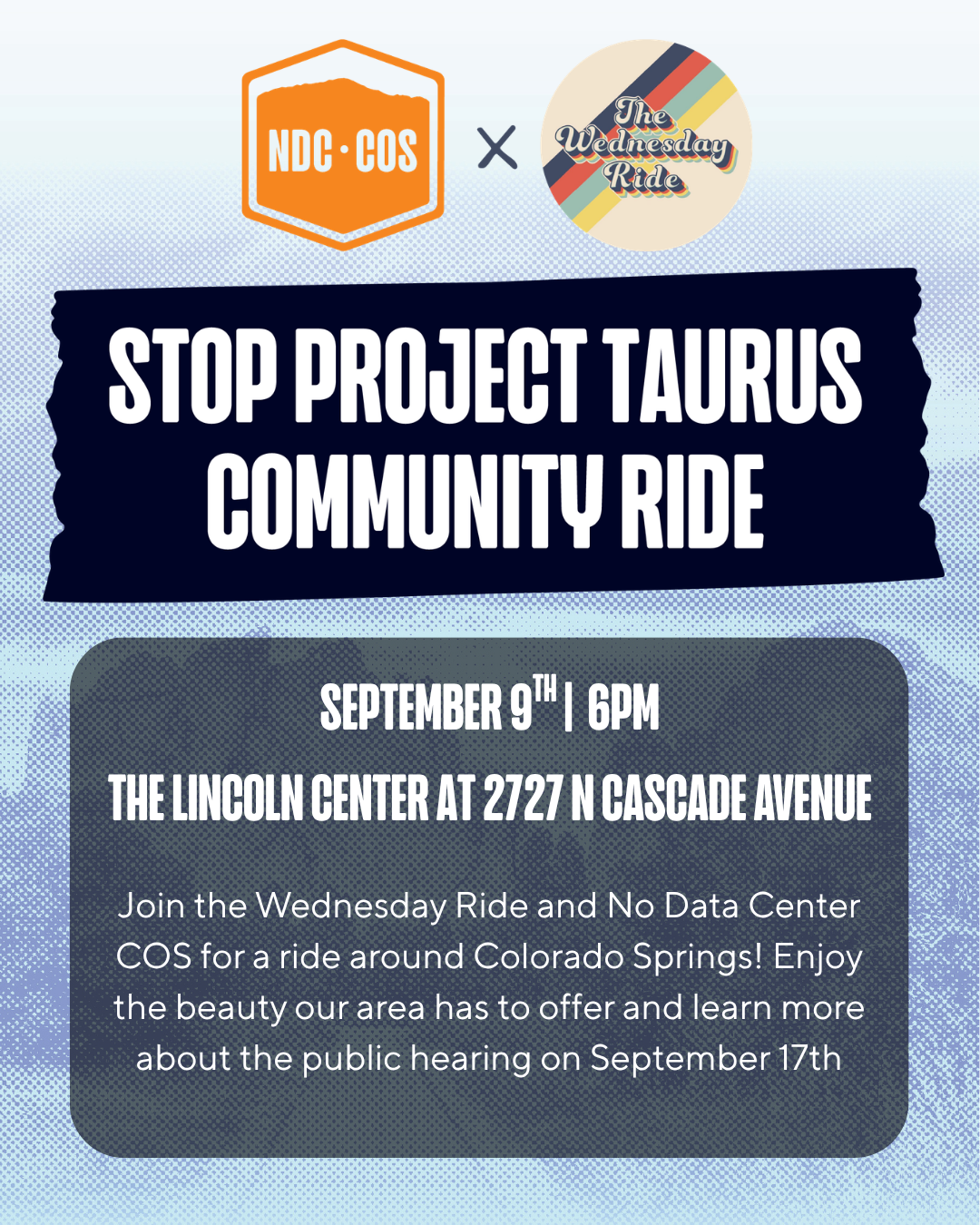 Stop Project Taurus Community Ride