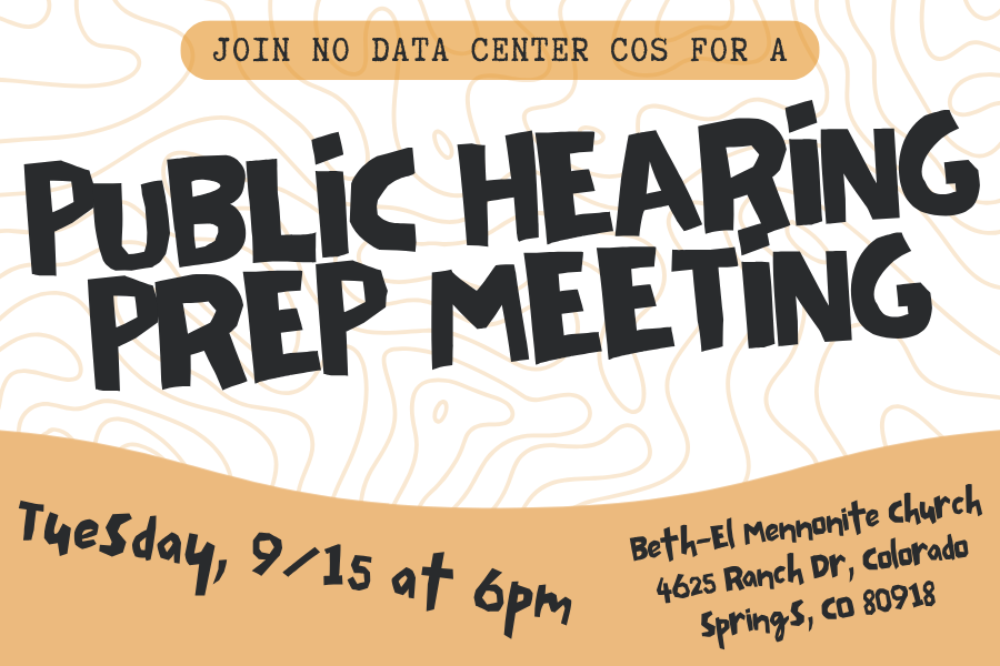 Come to Our Public Hearing Prep Meeting!