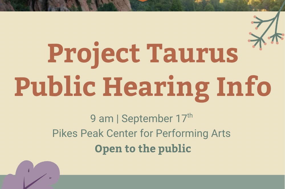 Project Taurus Public Hearing Info