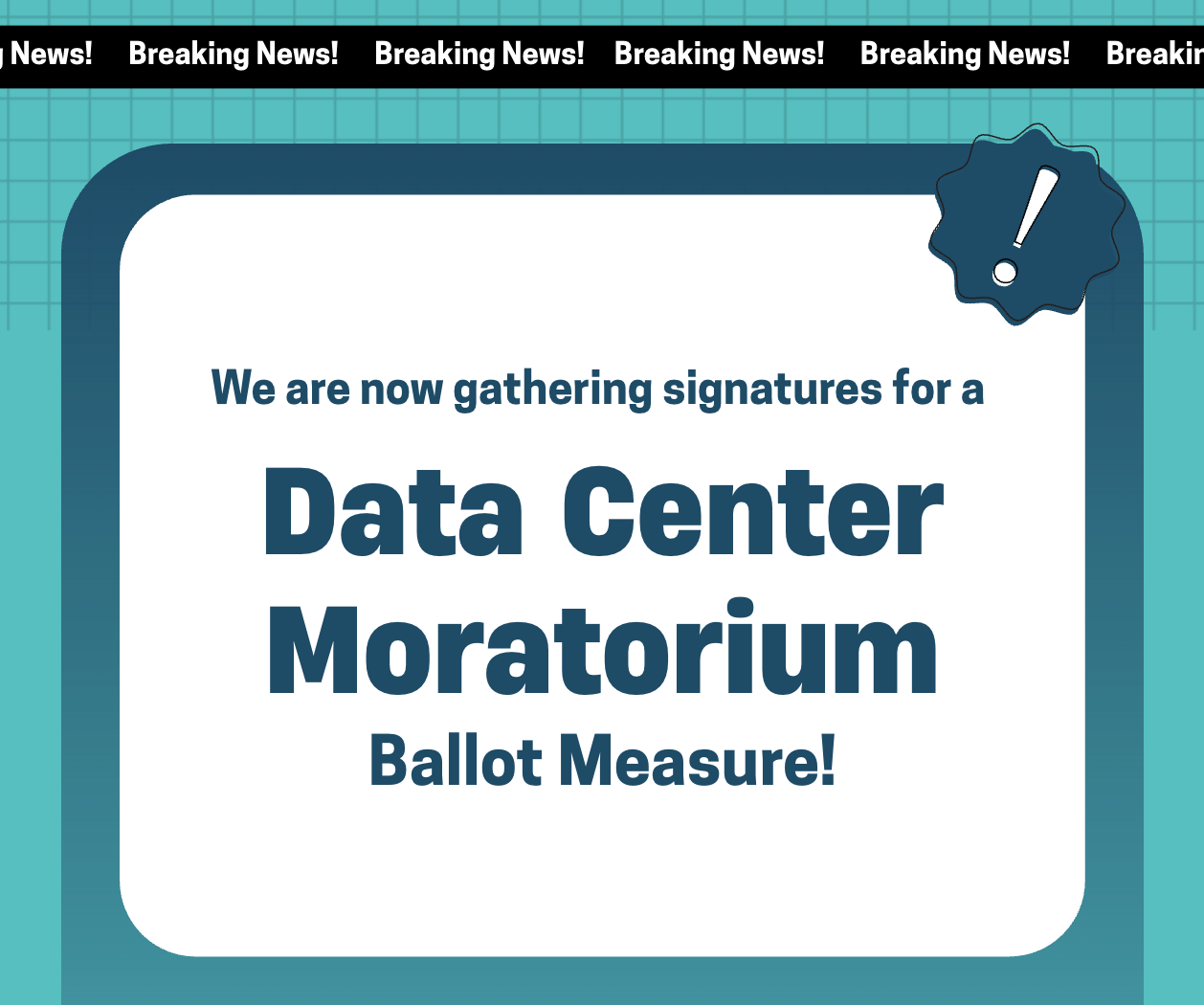 Data Center Moratorium Ballot Measure!
