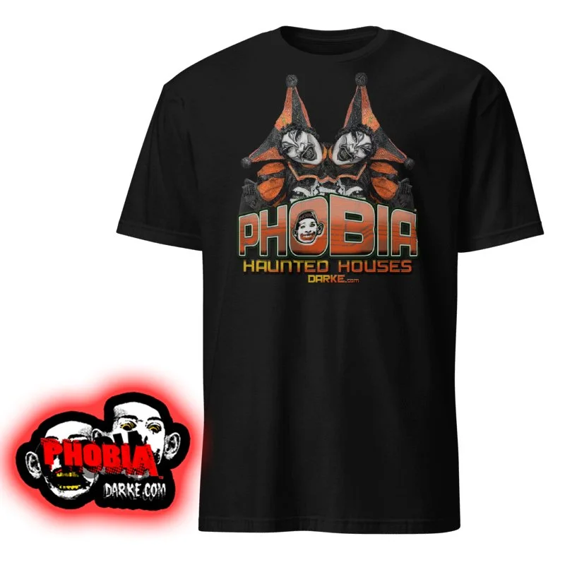 Phobia Haunted Houses - Grey Double Trouble Tee
