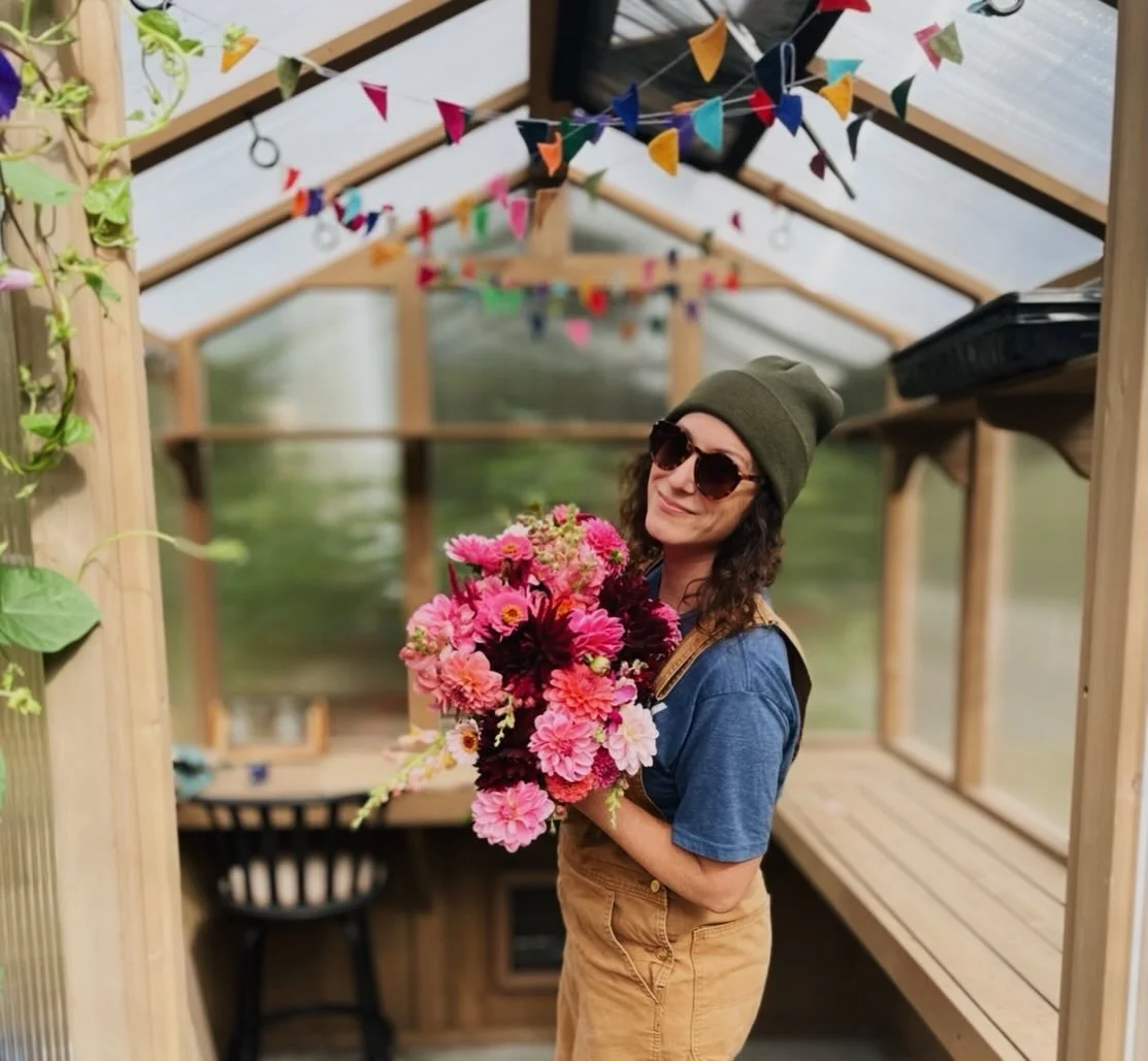 Before I became a flower farmer, I was a homeschooling parent.

After years at home, re-entering the traditional workforce felt nearly impossible. The gap on my resume felt louder than my years of schooling and decade of experience in healthcare, the