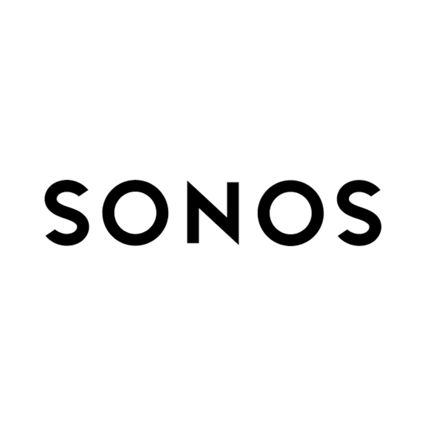 The Sonos logo in black text on a white background.