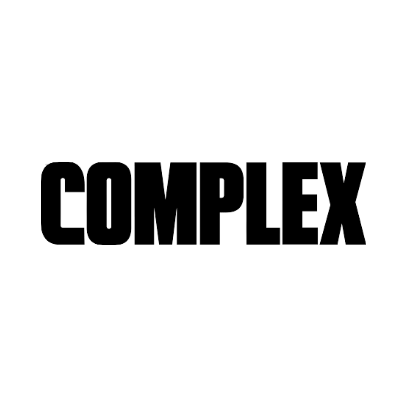 The word 'COMPLEX' in large, bold black letters on a white background.