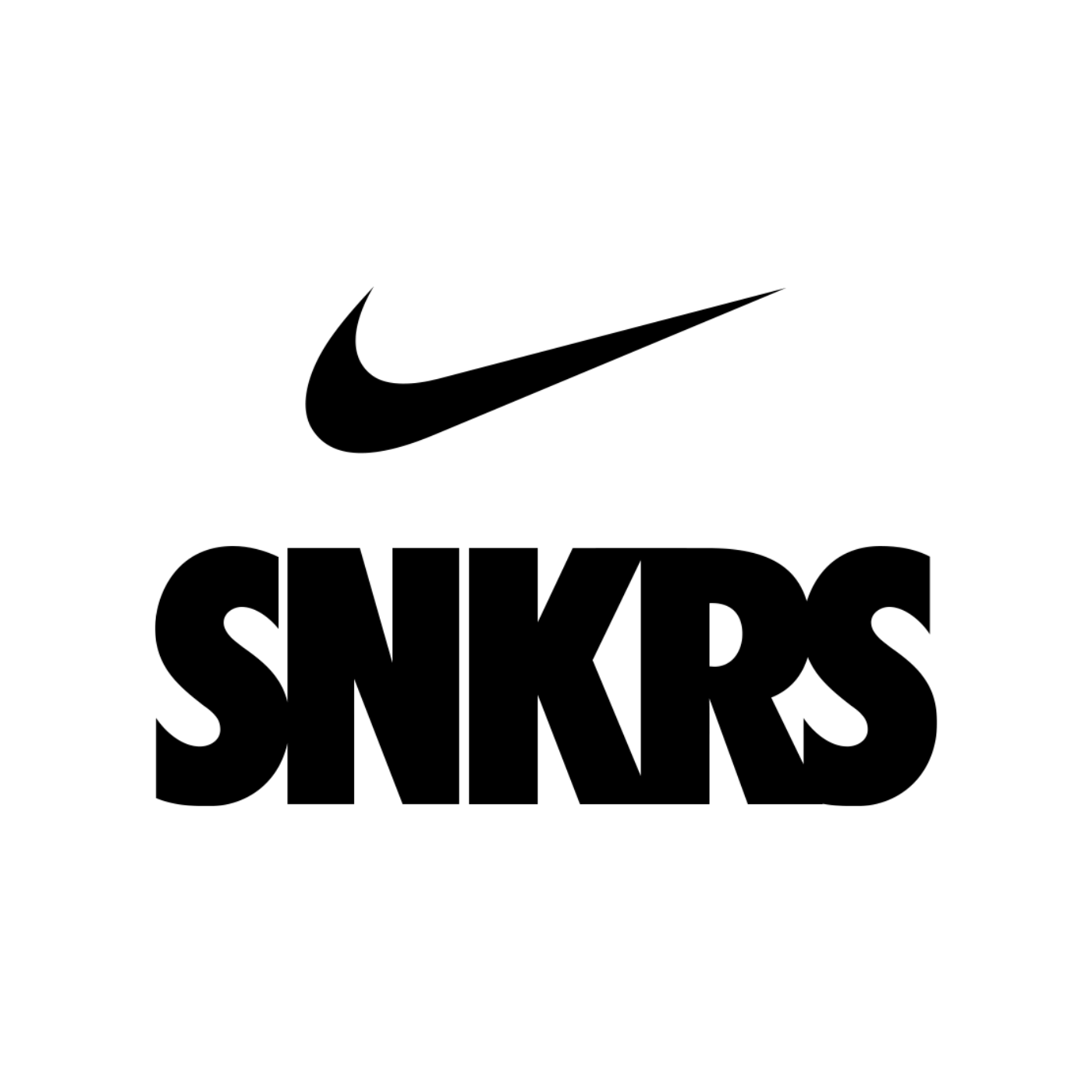 The Nike logo and the word "SNEAKS" in bold black letters.