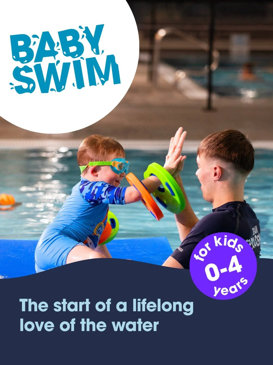 Our Baby Swim classes are the perfect place to start building a lifelong love of the water💦 Use our Stage Checker tool to find your perfect class 🌊