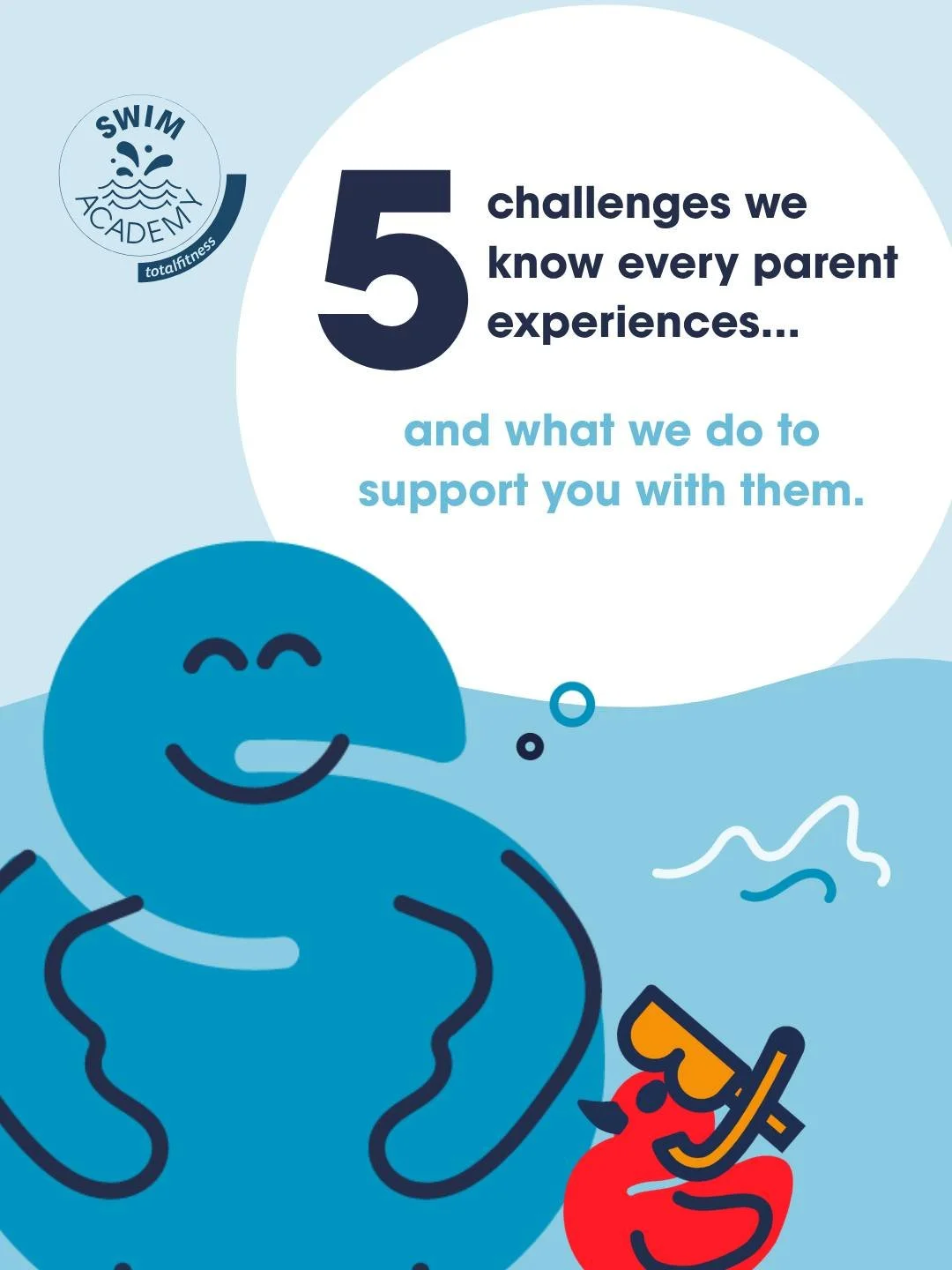Parenting is a juggle and we get that commitments like swimming lessons add another thing into the mix.

So, whatever the challenge, we're here to help smooth it over and keep your lesson going... swimmingly 💦
