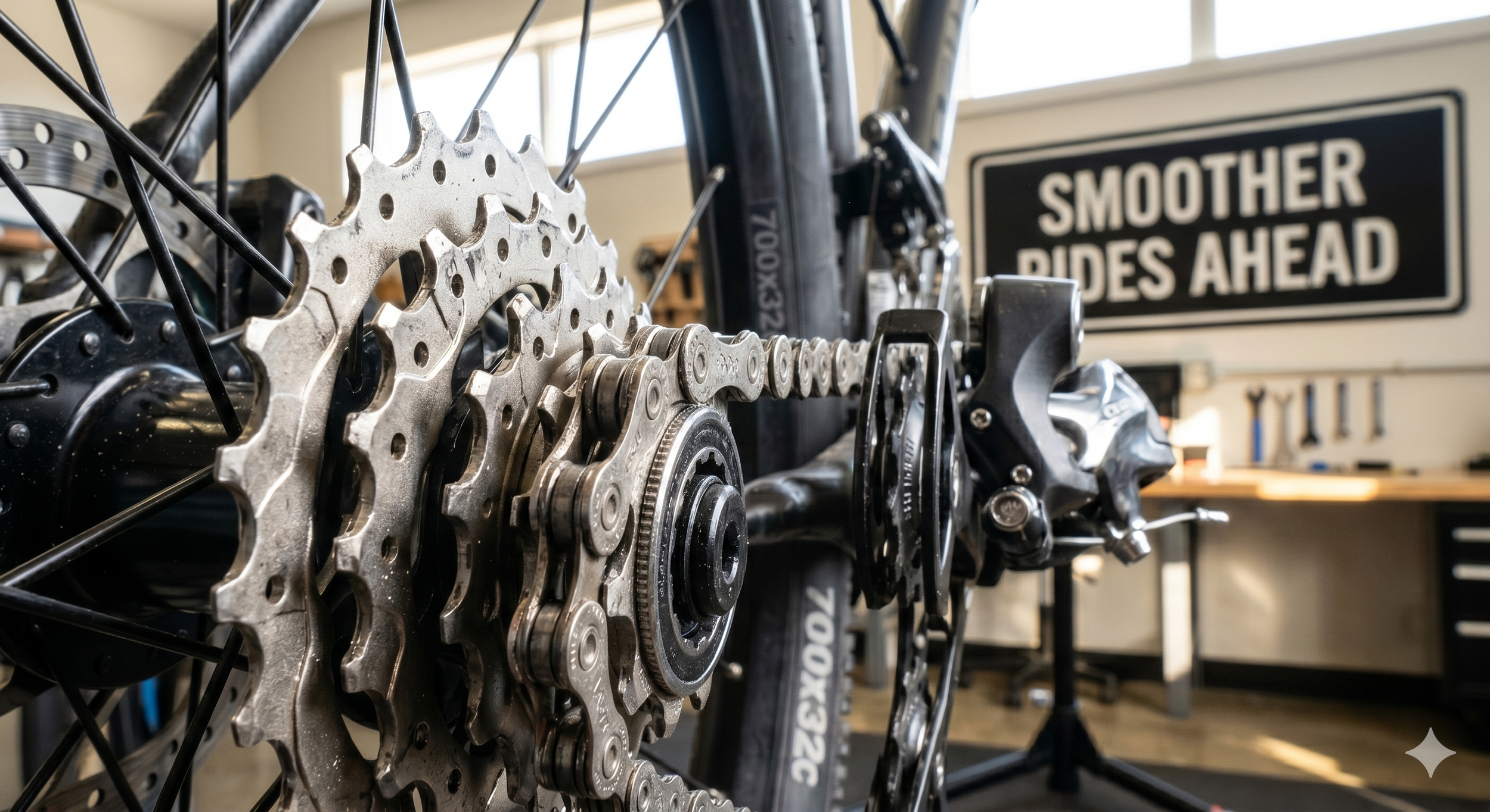 Picture of bicycle gears