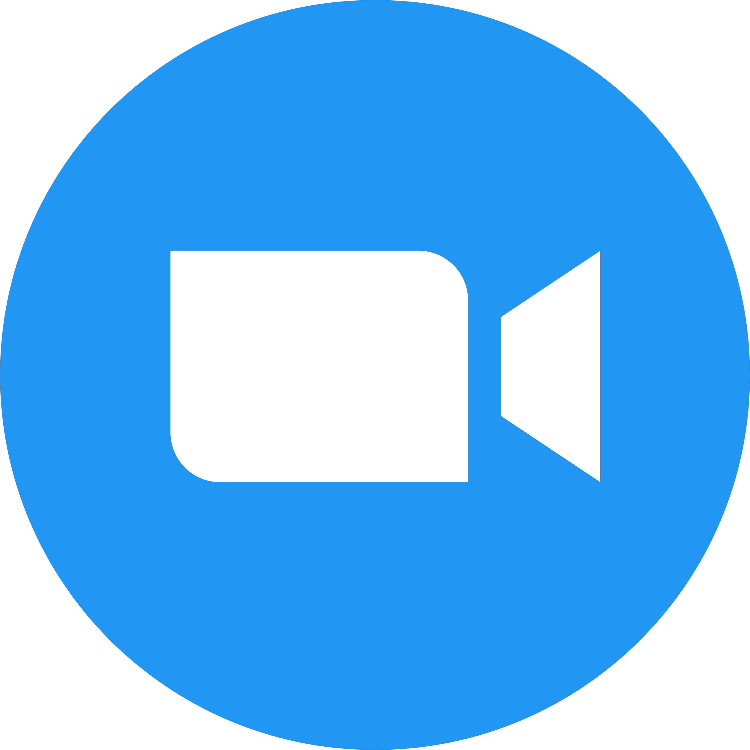 Facebook logo with white lowercase 'f' on a blue background.