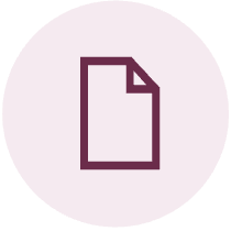 Icon of a blank page or document with a folded top corner