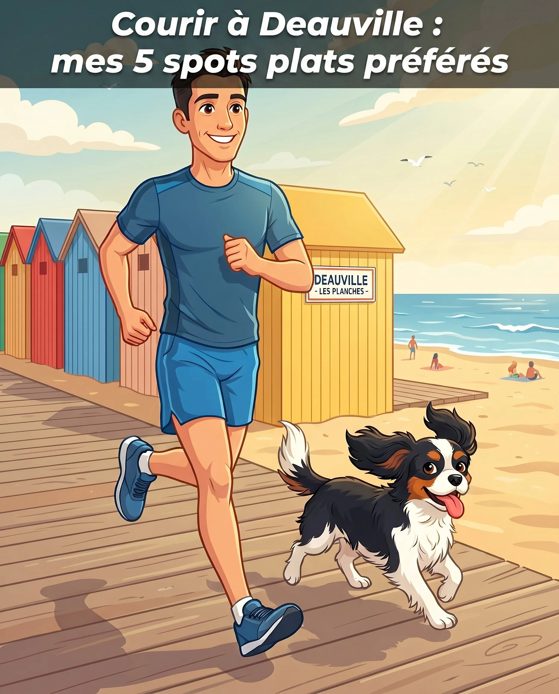 Courir à Deauville : mes 5 spots préférés pour un running plat (+ 1 bonus)