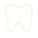 White tooth icon.