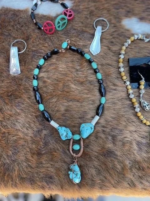 Handmade Necklaces with precious stones