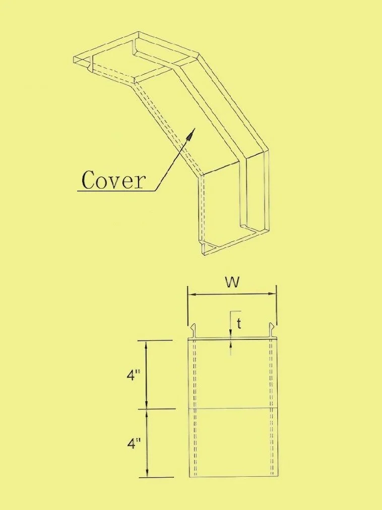 Duct - Vertical Outside 90° Elbow Cover