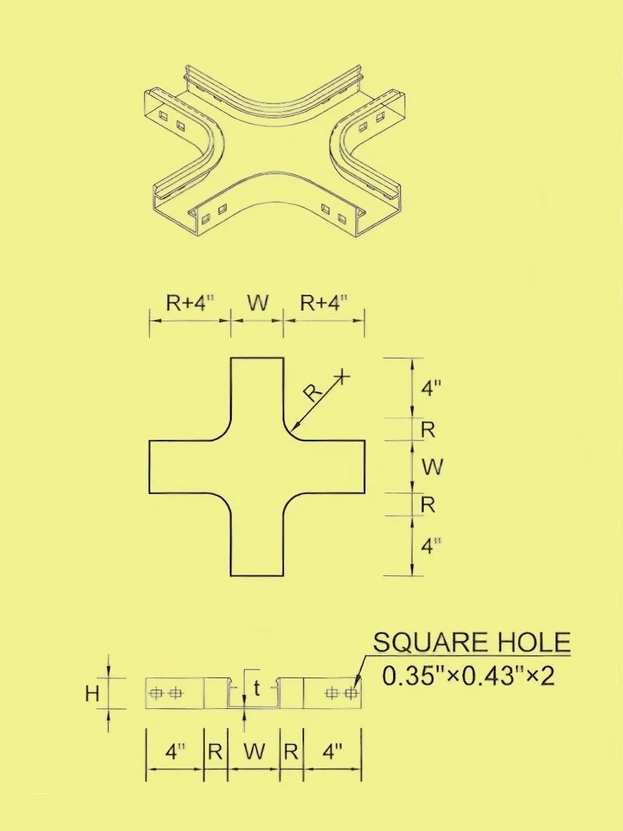 Duct - Horizontal Cross