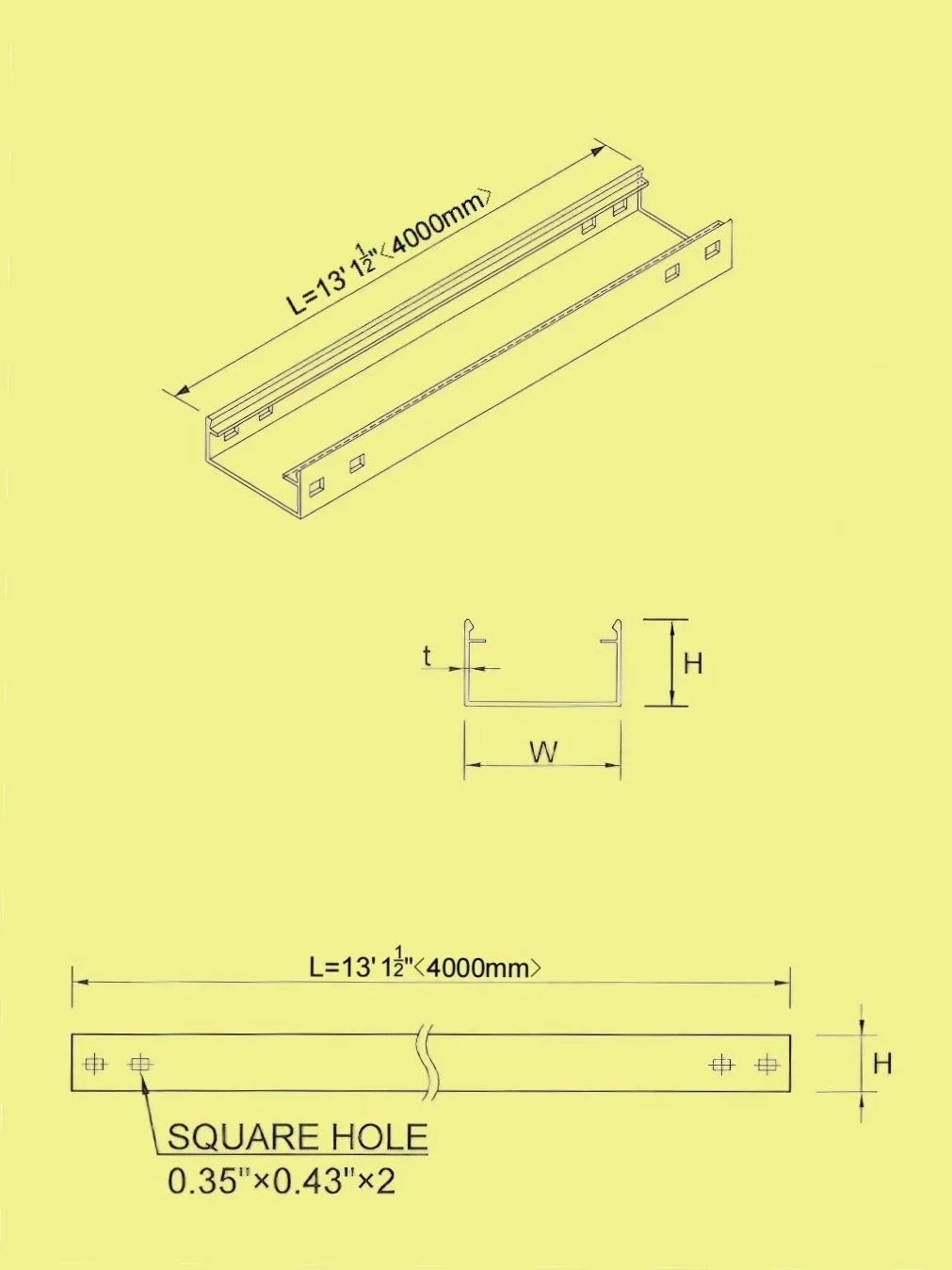 Duct - Striaght