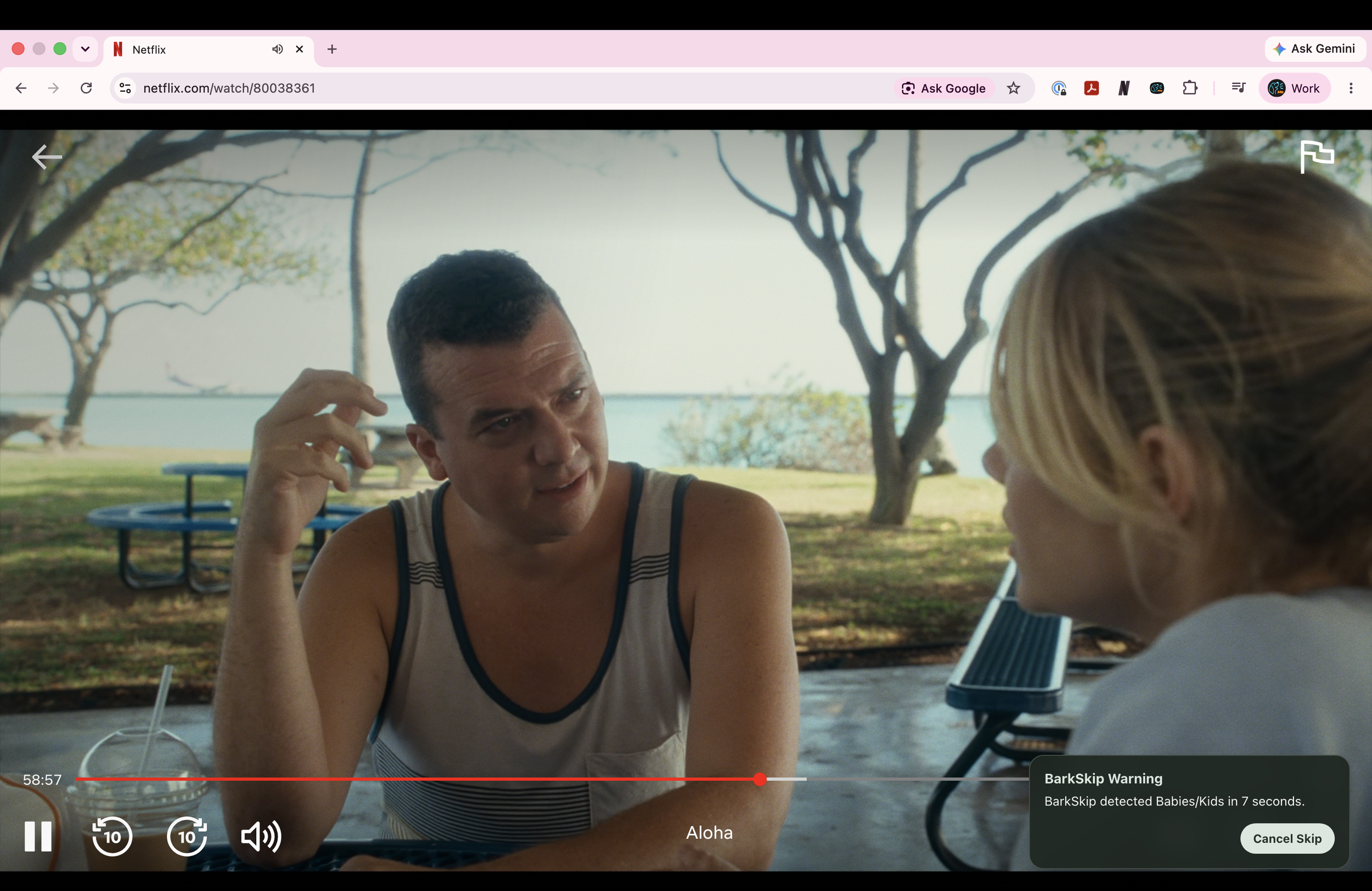 Does a Dog Appear in Aloha?