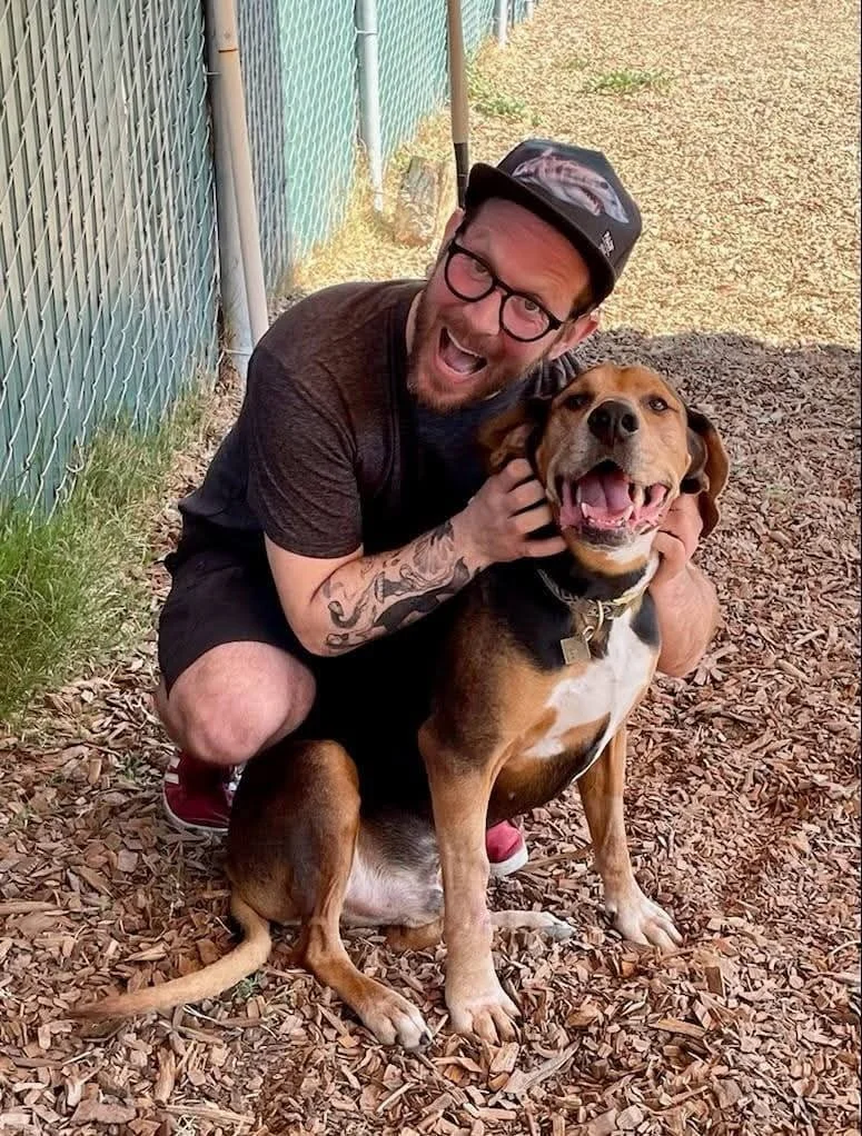 Gus and I - The inspiration behind BarkSkip