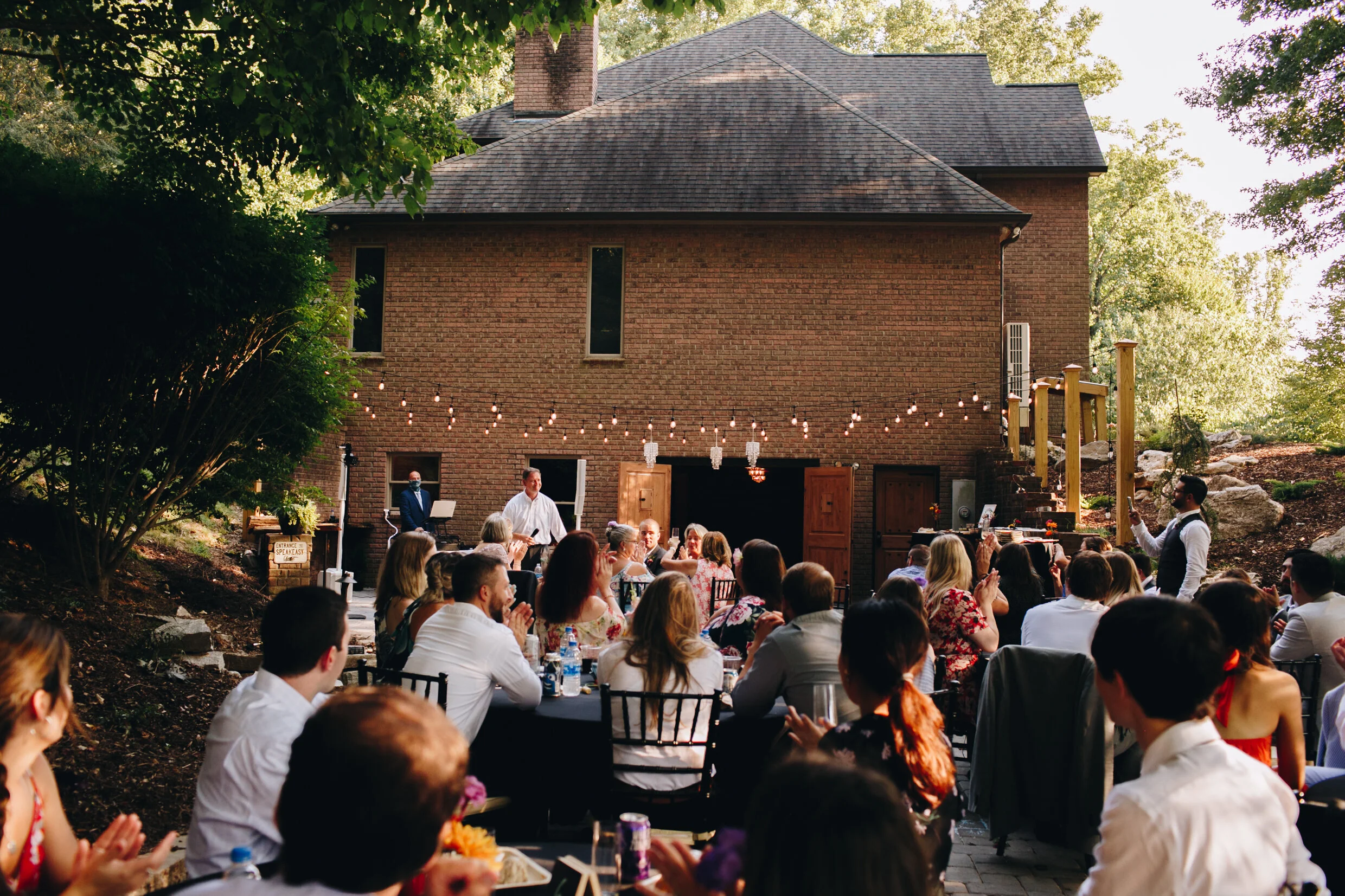 Asheville, NC Outdoor wedding venue dancing