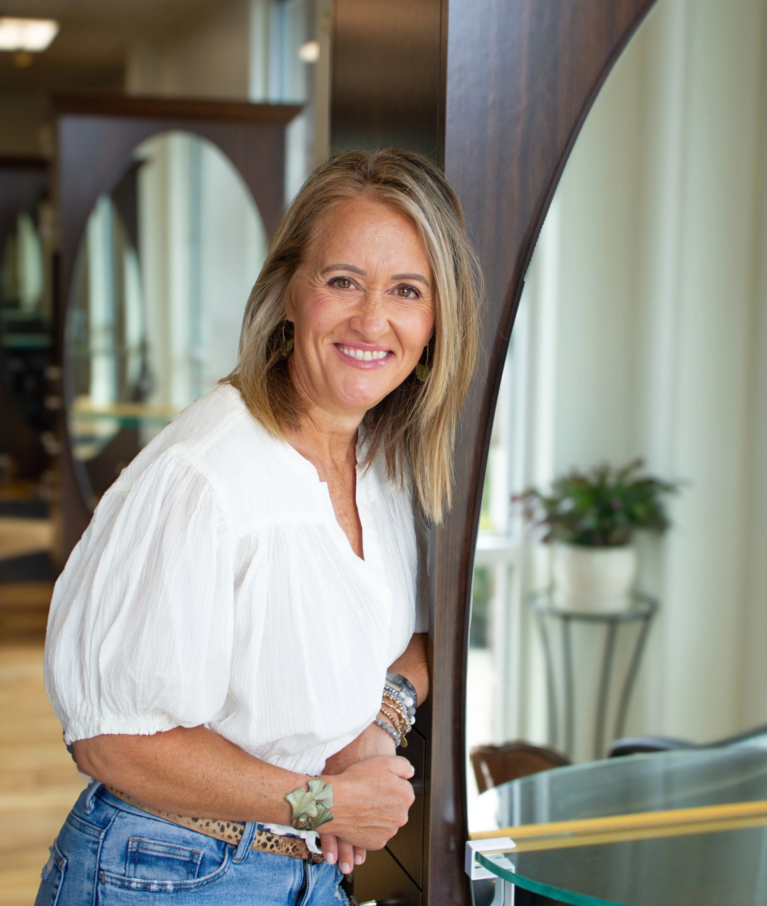 Gretchen, hair stylist at Prestige Salon in Wayne, PA.