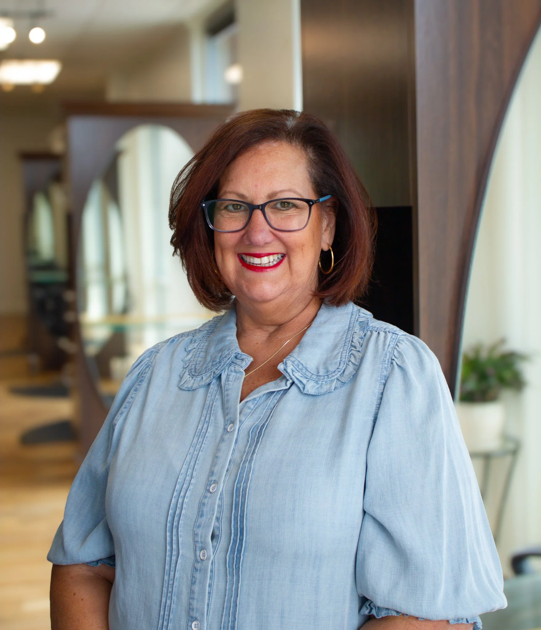 Teresa, hair stylist at Prestige Salon in Wayne, PA.
