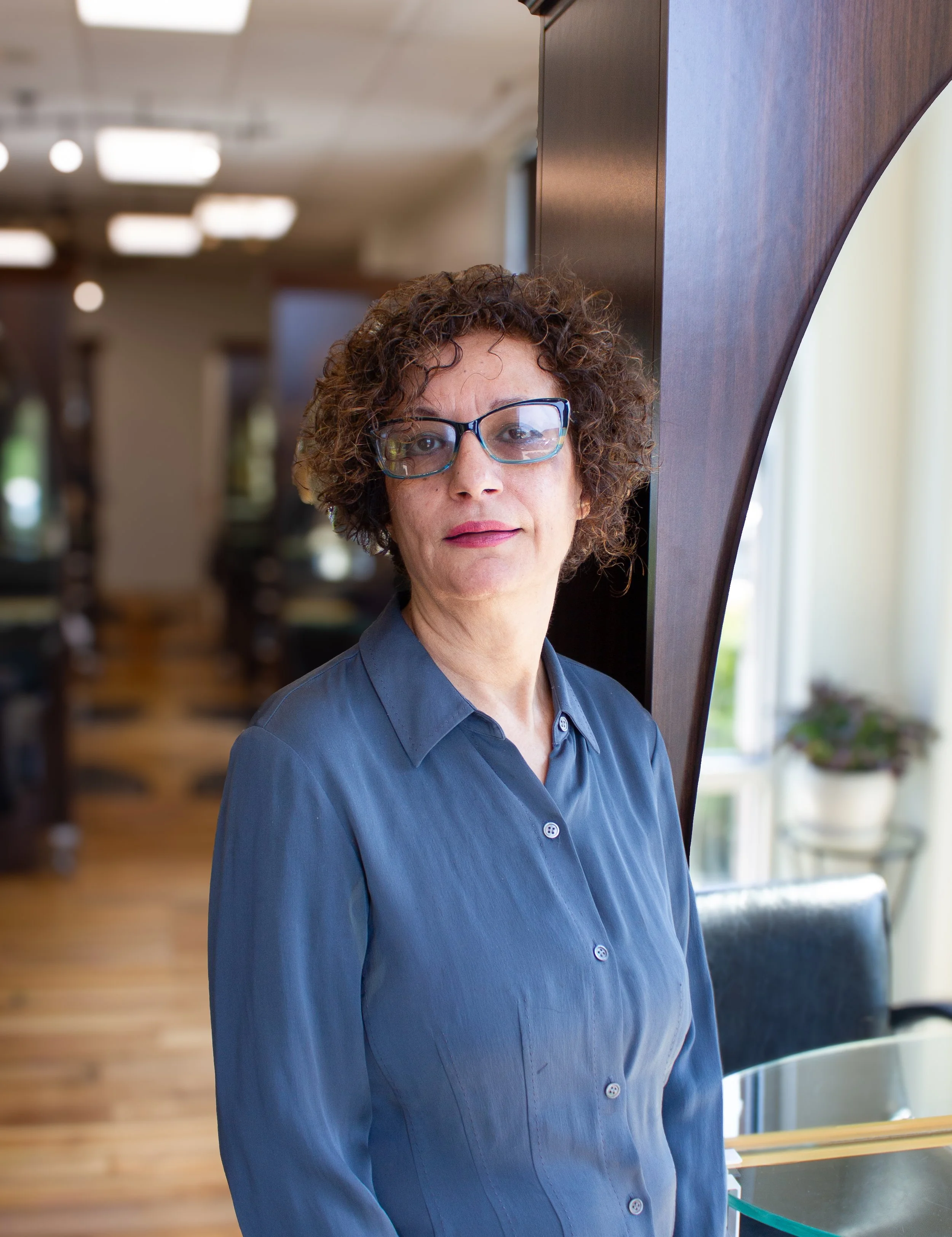 Sholeh, nail tech and esthetician at Prestige Salon in Wayne, PA.