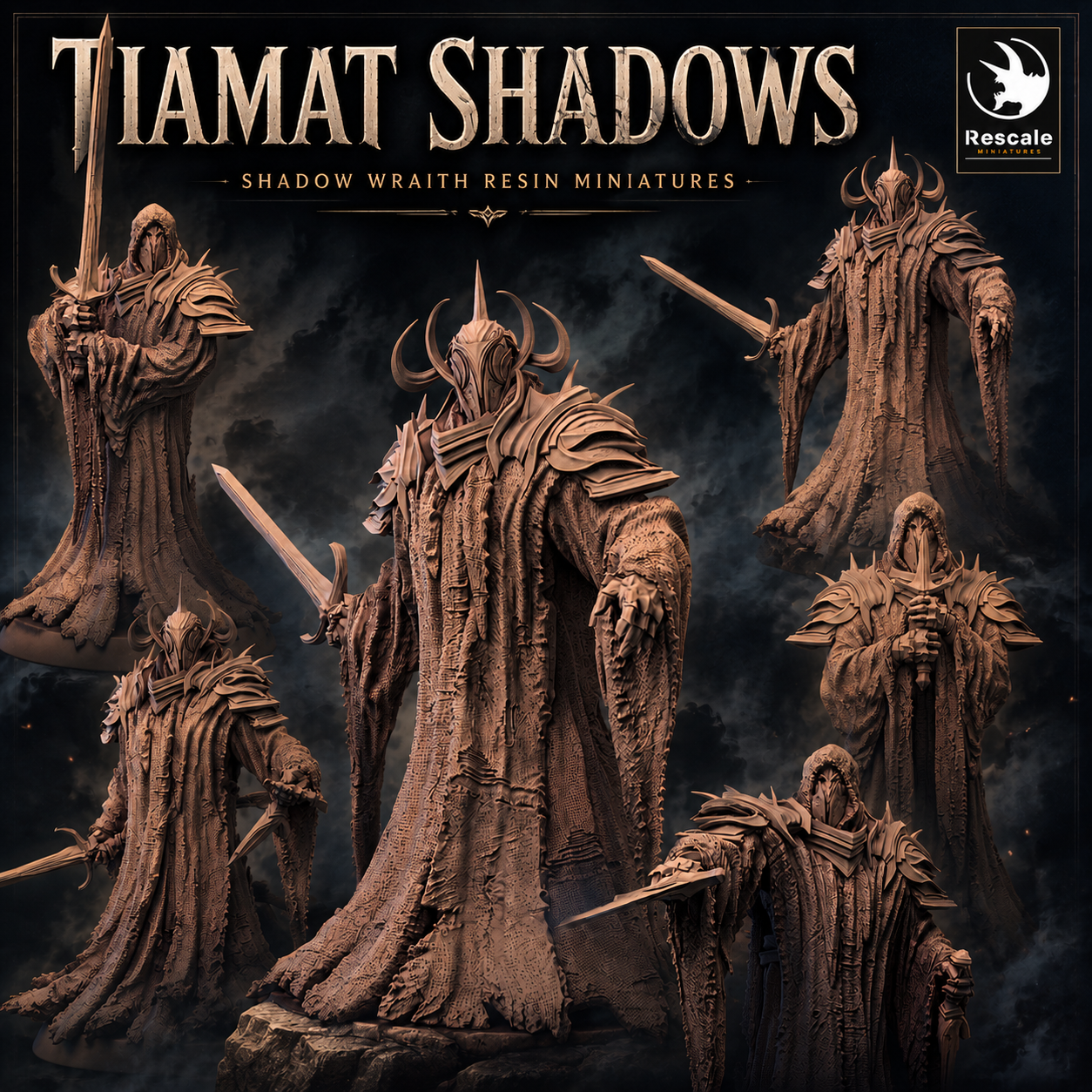 Tiamat Shadows | Dark Fantasy Wraith Miniatures